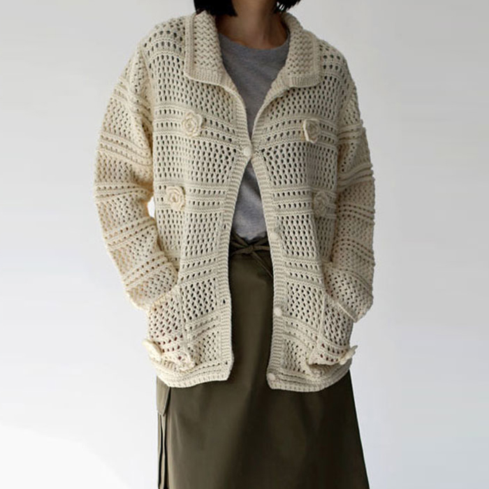 [New Arrivals 7% - Until 11 AM on the 20th] Flower Patch Cardigan