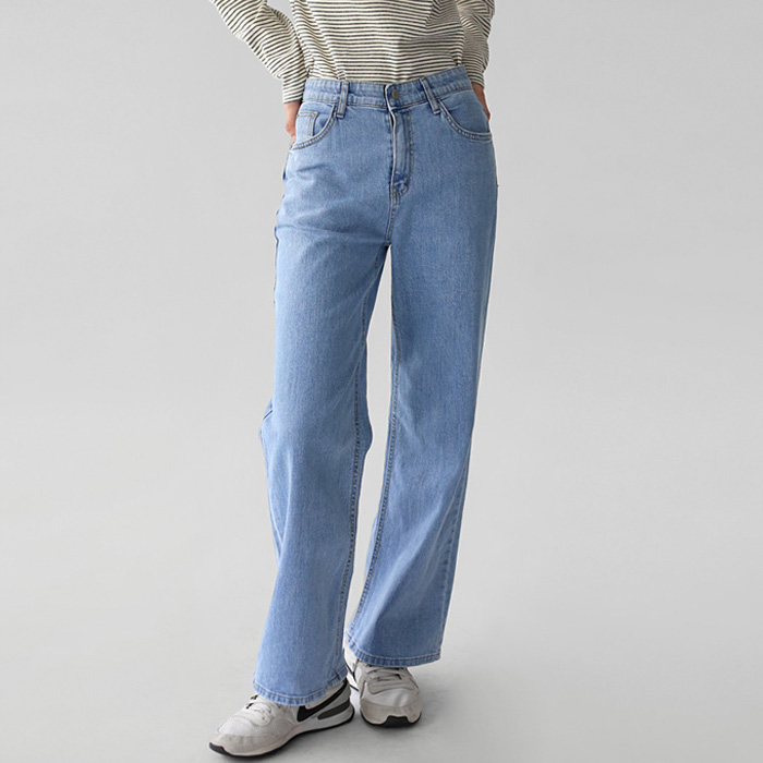 Spring closure denim