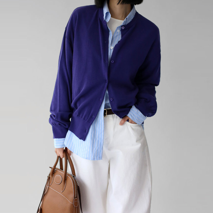 [New Arrivals 7% Off - Until 11 AM on the 3rd] Stay Relaxed Fit Cardigan