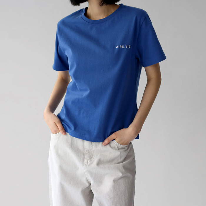 [New Arrivals 7% Off - Until 11 AM on the 3rd] Et Embroidered Short T-shirts