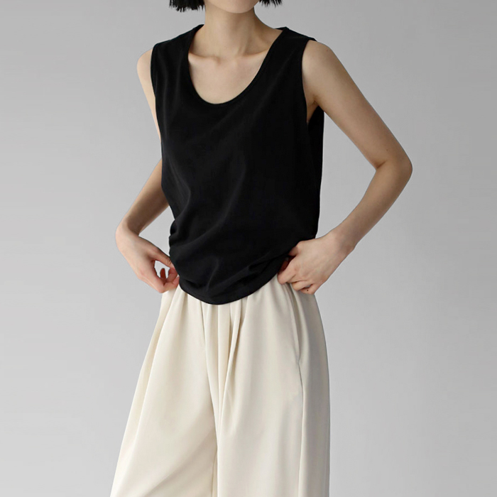 [New Arrivals 7% - Until 11 AM on the 8th] Mono Sleeveless Top