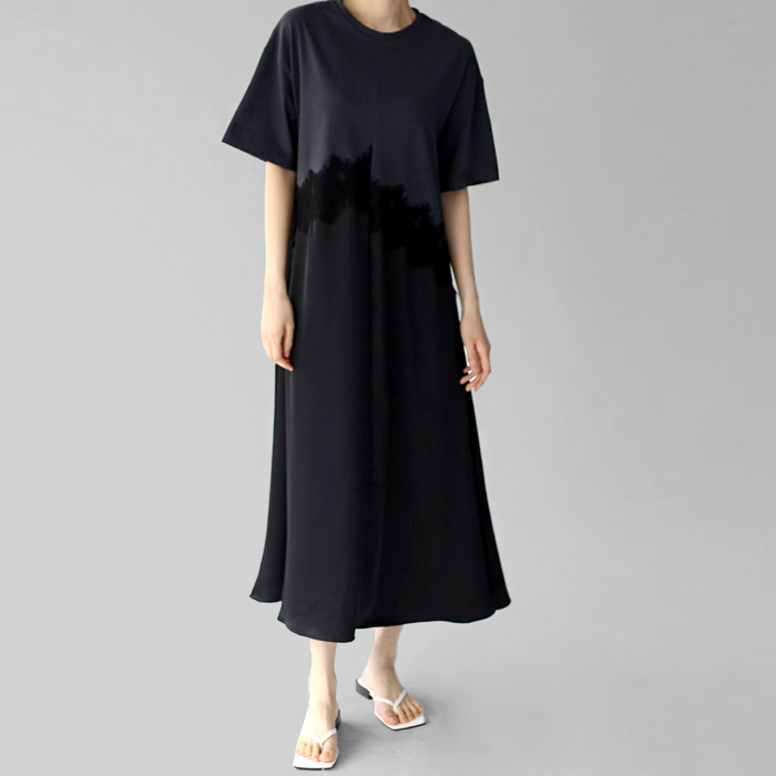 [New Arrival 7% - Until 11 AM on the 4th] Race Key Point Long One Piece