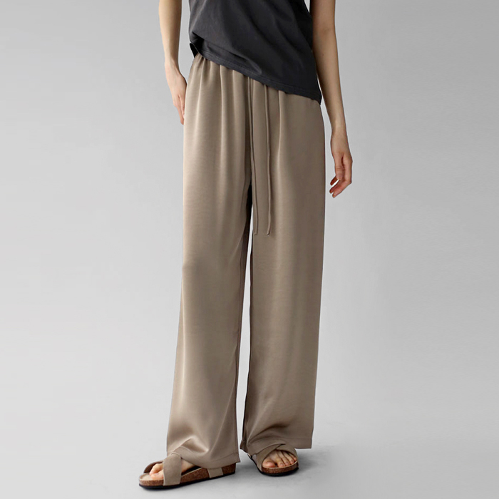 [New Arrivals 7% Off - Until 11 AM on the 4th] Glossy Wide Pants