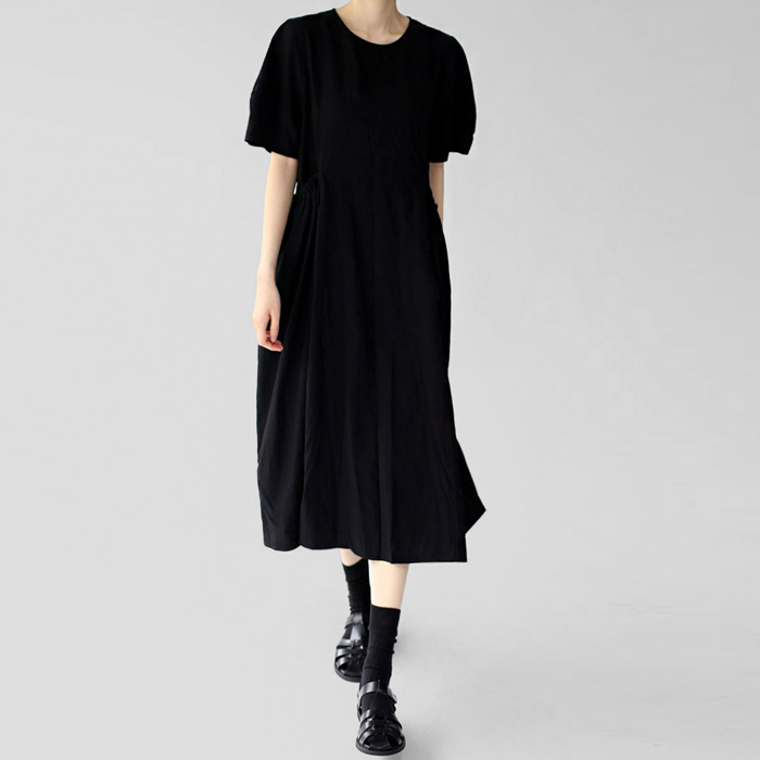 [New Arrival 7% - Until 11 AM on the 6th] Amy Pocket Shirring One Piece