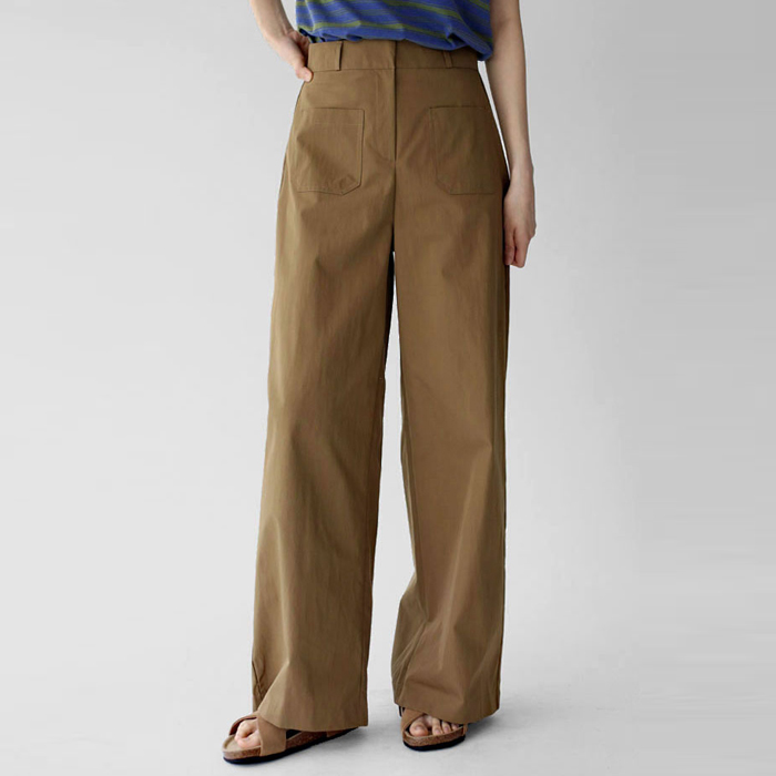 [New Arrivals 7% - Until 11 AM on the 11th] Front Pocket Wide Pants