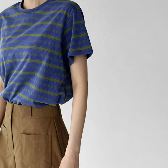 [New Arrivals 7% Off - Until 11 AM on the 11th] Sugar Stripe Tee