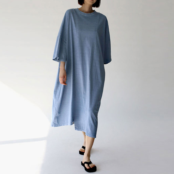 [New Arrivals 7% - Until 11 AM on the 13th] Loose Fit Unbalanced Hemline One Piece