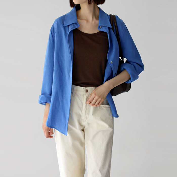 [New Arrivals 7% - Until 11 AM on the 18th] Ever Linen Tencel Shirt