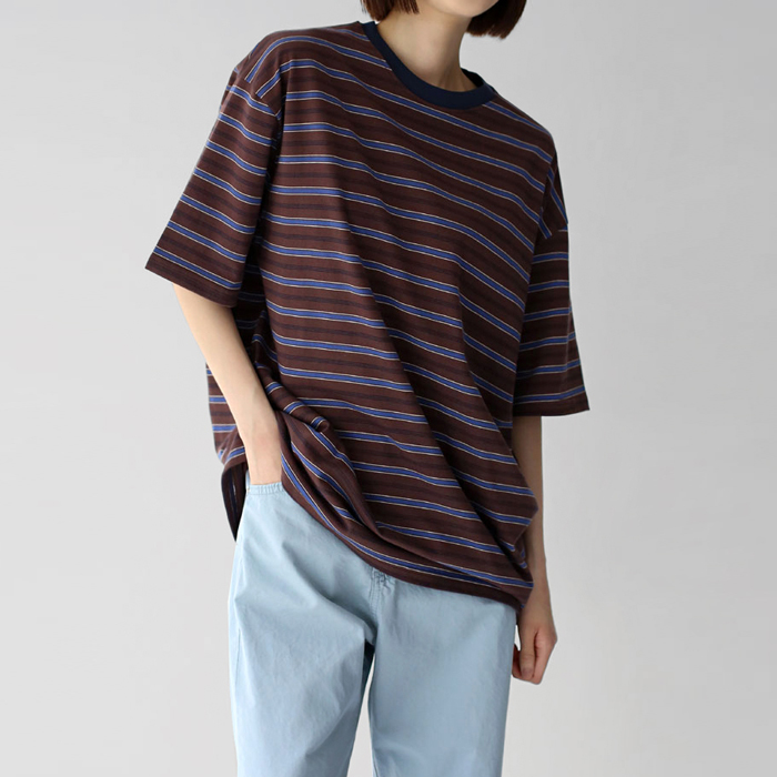 [New Arrivals 7% - Until 11 AM on the 18th] Duke Stripe Long Tee