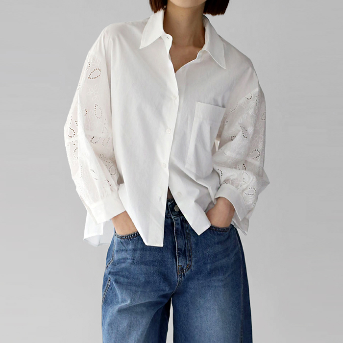 [New Arrivals 7% - Until 11 AM on the 18th] Race Sleeve Shirt