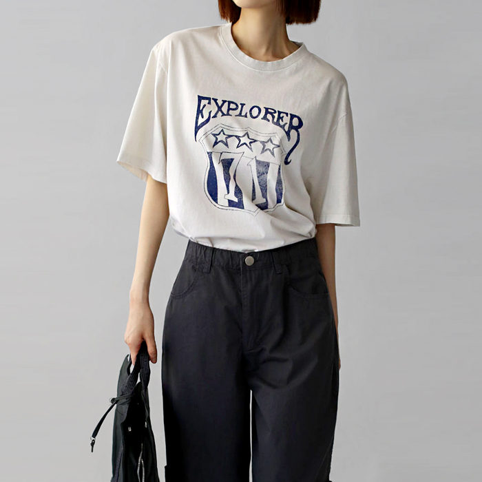 [New Arrivals 7% - Until 11 AM on the 8th] Explo Half Tee