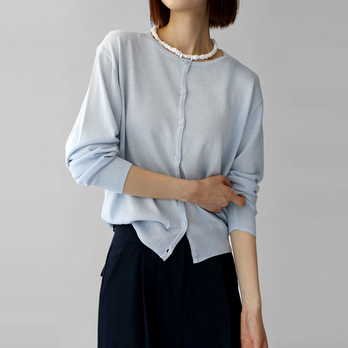 [New Arrivals 7% - Until 11 AM on the 10th] Rayon Linen Cardigan