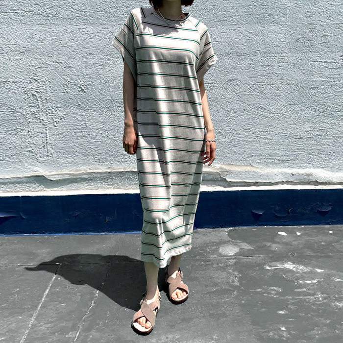 [New Arrival 7% - Until 11 AM on the 12th] Colmy Stripe One Piece