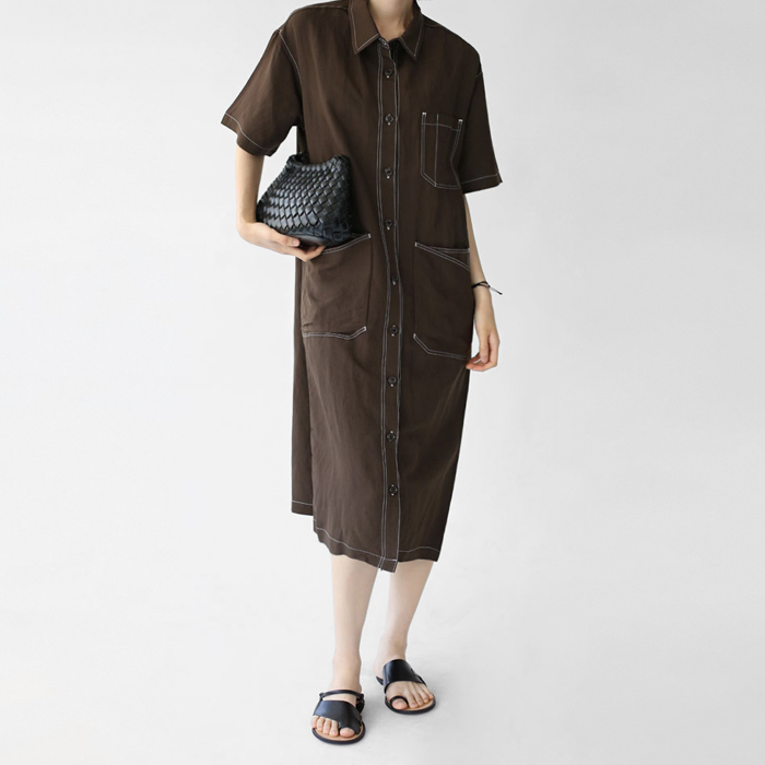 [New Arrivals 7% - Until 11 AM on the 15th] Moss Stitch One Piece