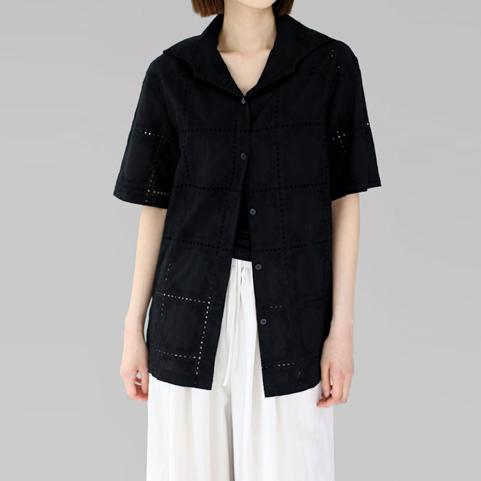[New Arrivals 7% - Until 11 AM on the 15th] Awning Lace Shirt