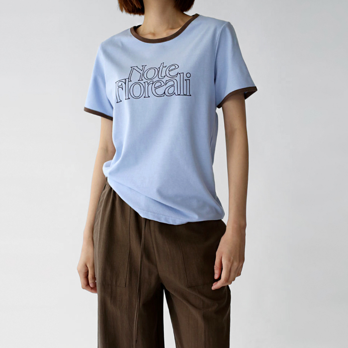 [New Arrivals 7% - Until 11 AM on the 17th] Knot Color Block Tee