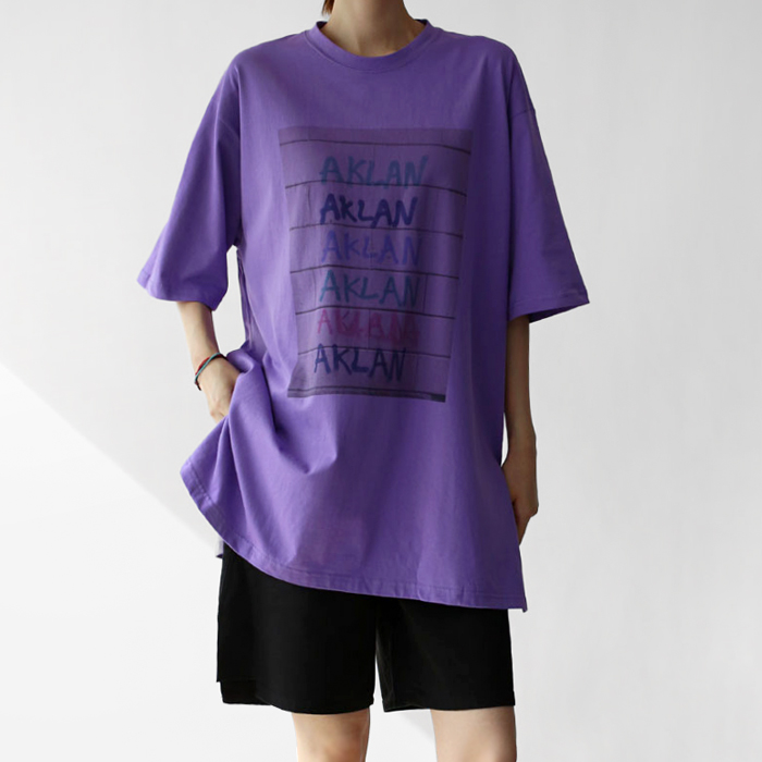 [New Arrivals 7% - Until 11 AM on the 3rd] Akran Slit Long Tee