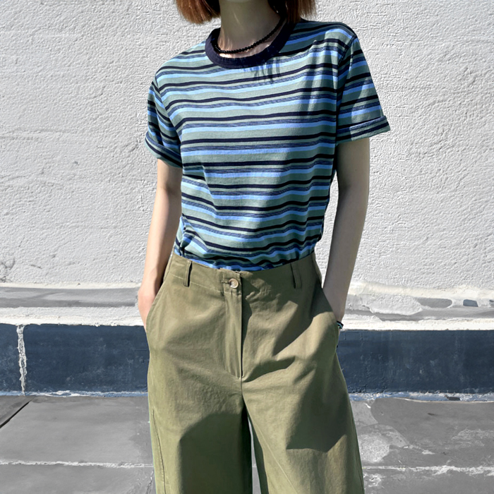 [New Arrivals 7% - Until 11 AM on the 6th] Standing Stripe Tee