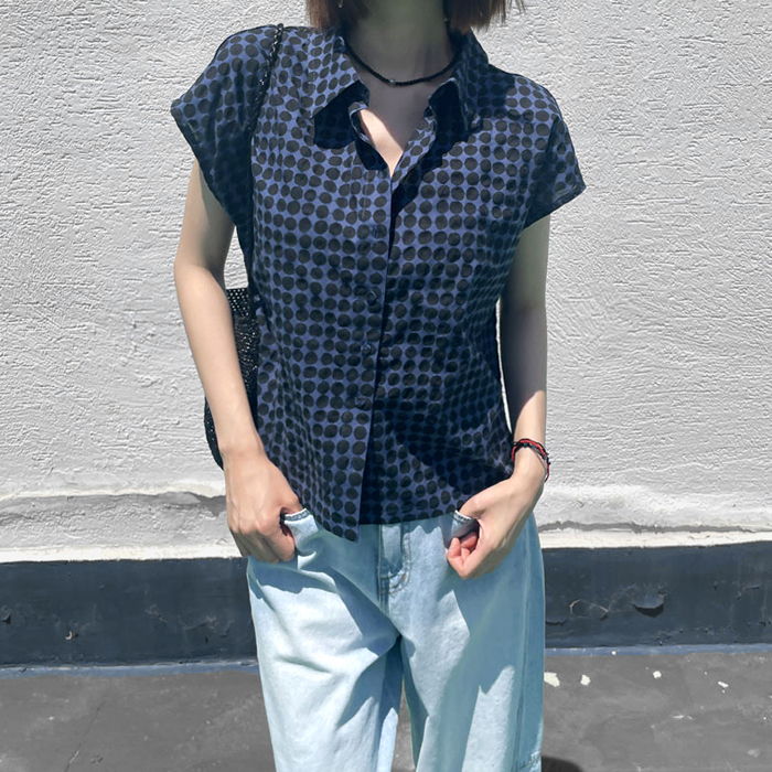 [New Arrivals 7% - Until 11 AM on the 6th] Dot Thin Shirt