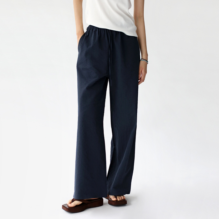[New Arrivals 7% Off - Until 11 AM on the 13th] Embossed Wide Pants