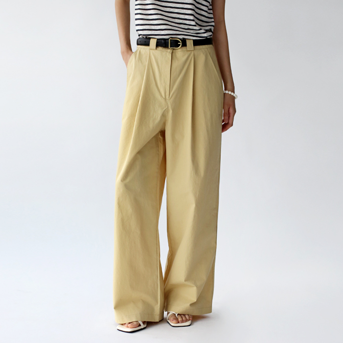 [New Arrivals 7% - Until 11 AM on the 31st] Closer Pintuck Wide Pants