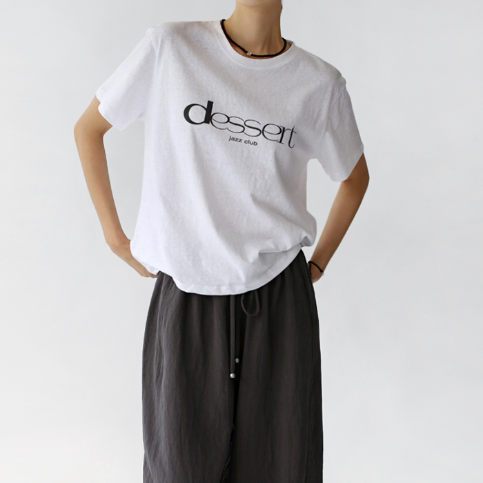 [New Arrivals 7% - Until 11 AM on the 3rd] Natural Font Tee
