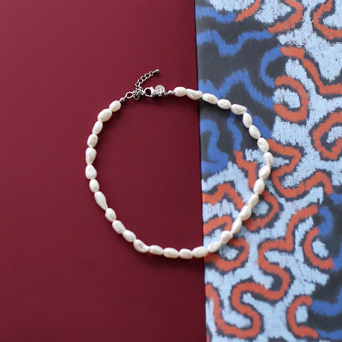 [New Arrival 7% - Until 11 AM on the 7th] Finet Pearl Necklace