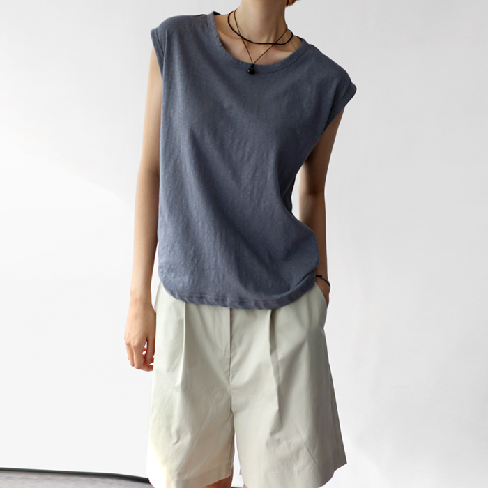 [New Arrivals 7% Off - Until 10th, 11 AM] Vintage Cotton Wash Sleeveless Top