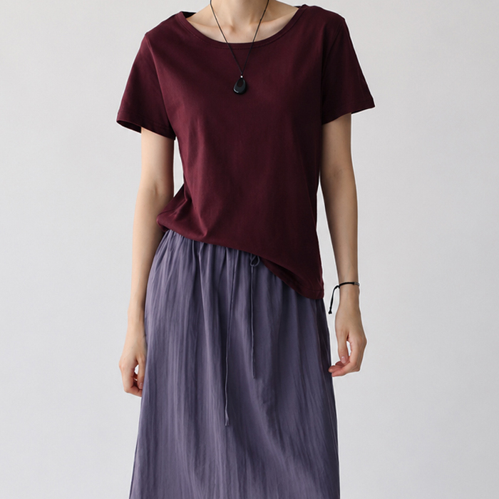 [New Arrival 7% Off] Liner Half Tee