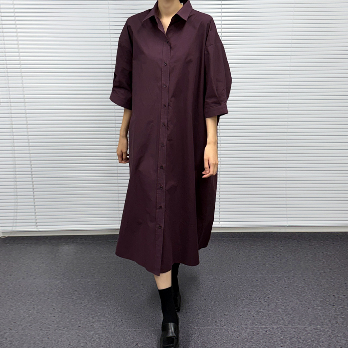 [New Arrival 7% - Until 11 AM on the 4th] Loose Fit 3/4 Sleeve One Piece