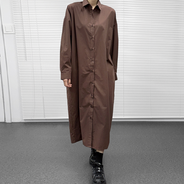 [New Arrivals 7% - Until 11 AM on the 11th] Soho Long Shirt One Piece