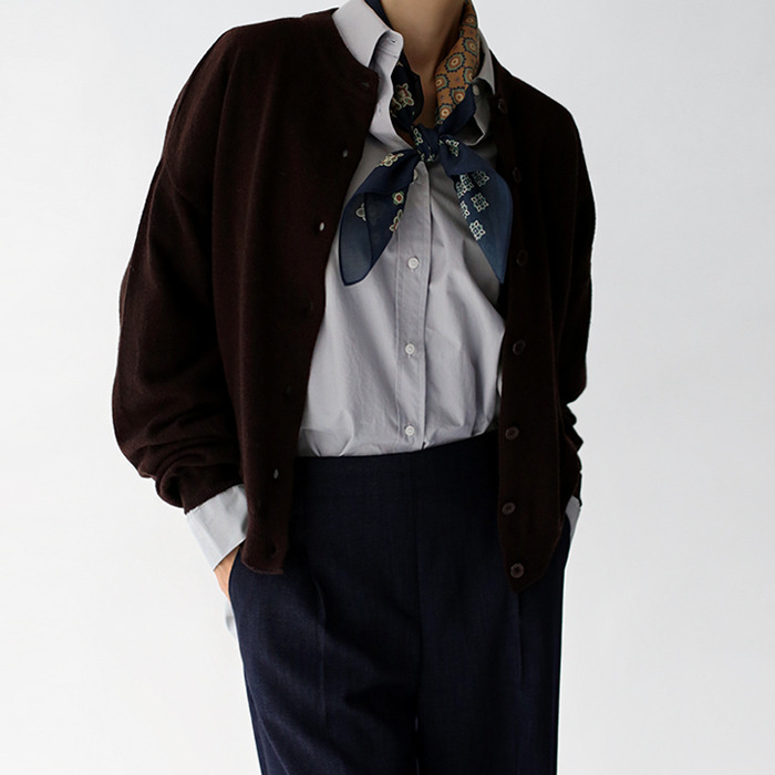 [New Arrivals 7% Off - Until 11 AM on the 11th] Lambswool Relaxed Fit Cardigan