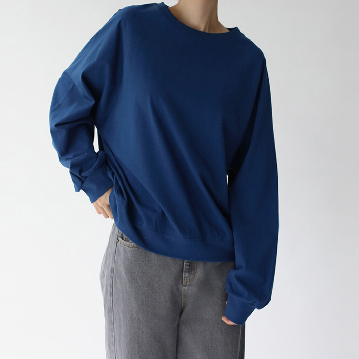 Mercerized Raglan Sweatshirt