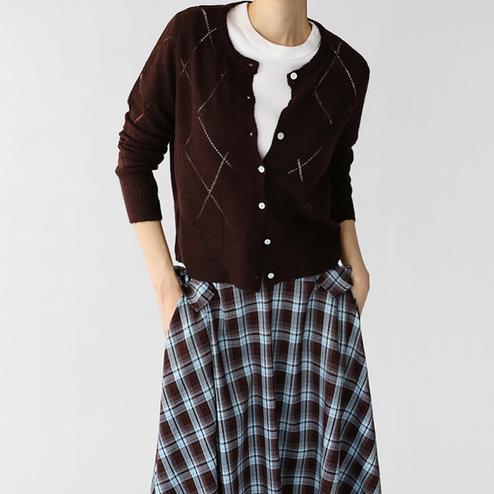 [New Arrival 7% - Until 11 AM on the 23rd] Arcaite Sheer Cardigan