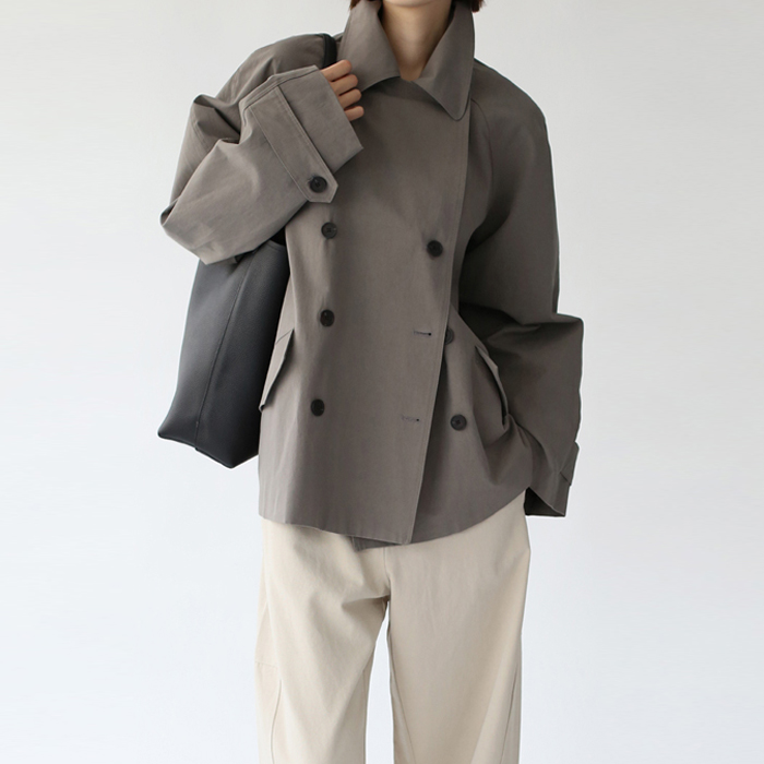 [New Arrivals 7% - Until 11 AM on the 23rd] Double Trench Jacket