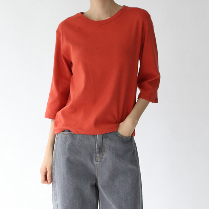 [New Arrivals 7% Off - Until 11 AM on the 23rd] Place 3/4 Sleeve Tee