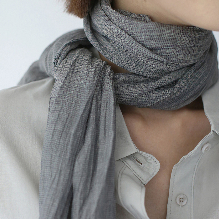 [New Arrival 7% - Until 11 AM on the 23rd] Wrinkle Sheer Muffler