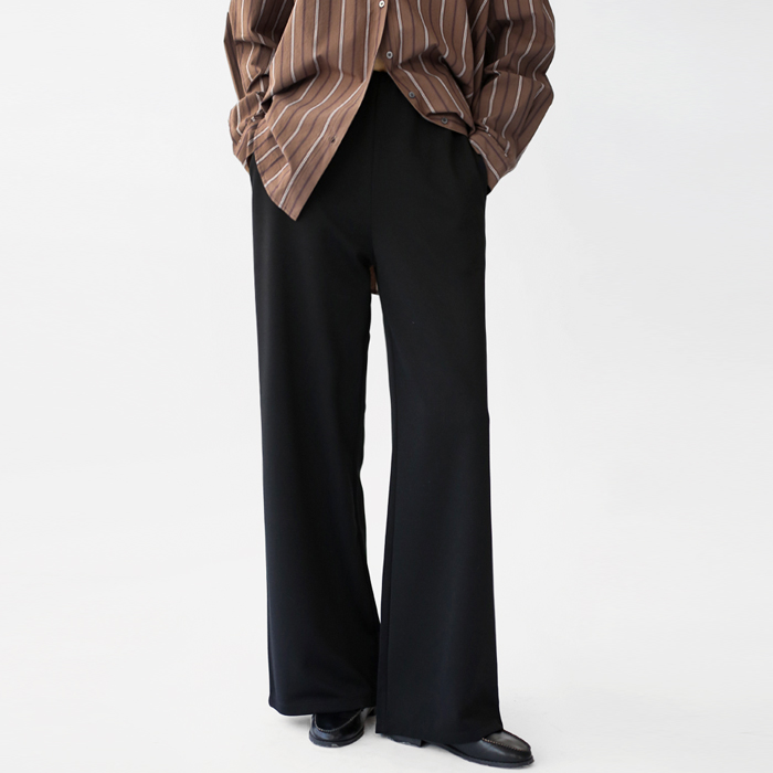[New Arrival 7% Off - Until 11 AM on the 28th] Hidden Elastic Waist Wide Pants