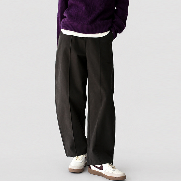 [New Arrival 7% - Until 11 AM on the 12th] Peach Cotton Curve Pants