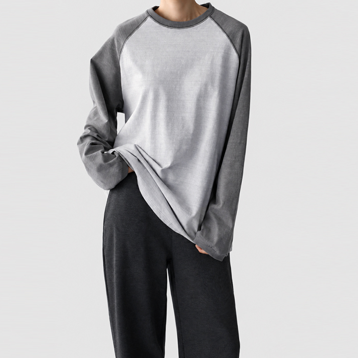 [New Arrival 7% - Until 11 AM on the 12th] Pigment Raglan Long Tee