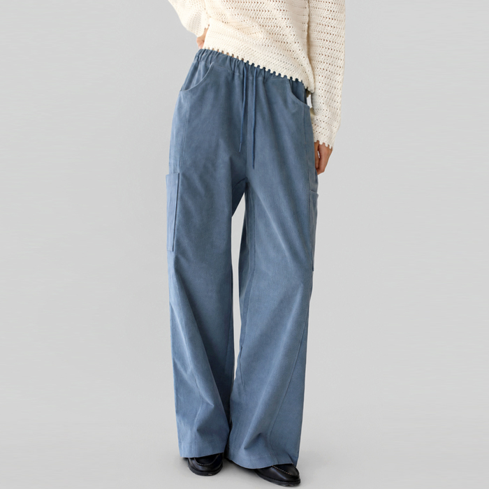 [New Arrival 7% - Until 11 AM on the 19th] Side Pocket Corduroy Pants