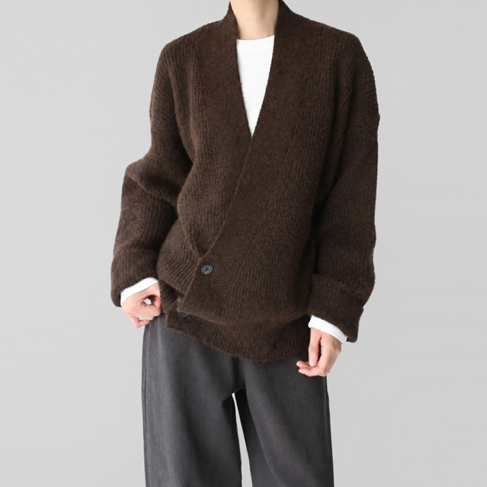 [New Arrival 7% - Until 11 AM on the 28th] Double Low Button Cardigan