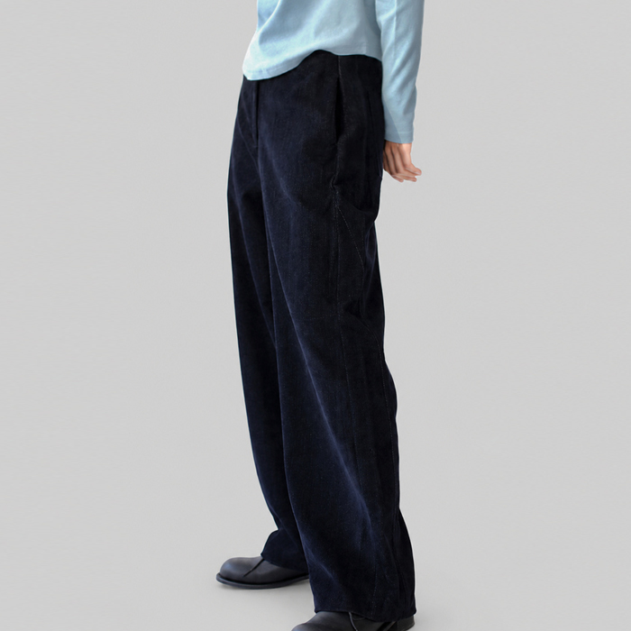 [New Arrival 7% - Until 11 AM on the 28th] Side-slit Napping Wide Pants