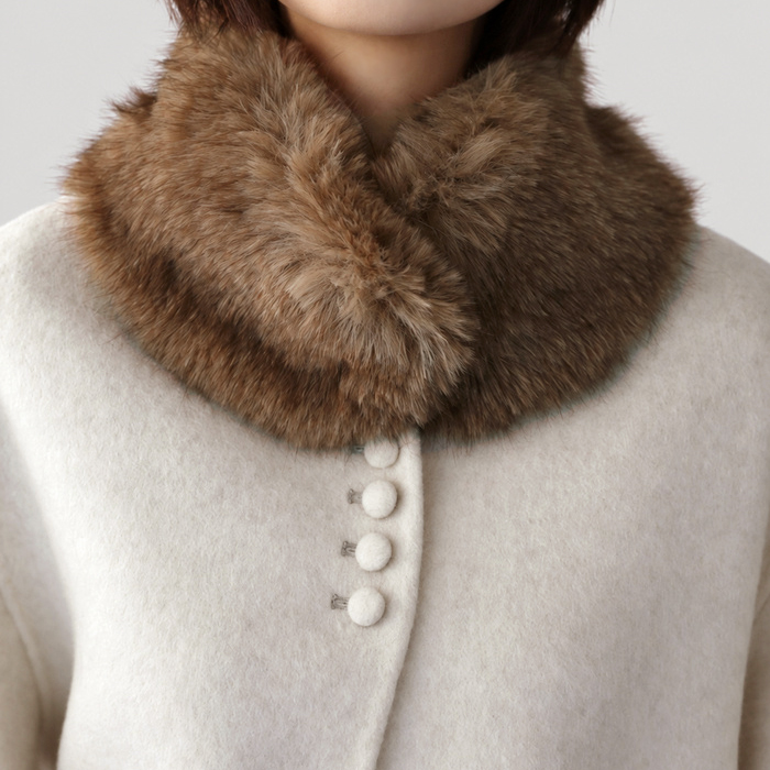 [New Arrivals 7% - Until 11 AM on the 30th] Eco-fur Scarf