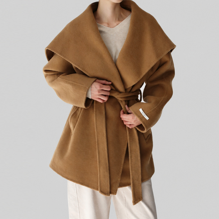 [New Arrival 7% - Until 11 AM on the 2nd] Shawl Handmade Half Coat