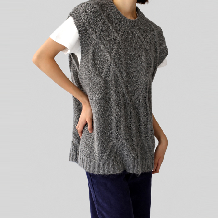 [New Arrival 7% - Until 11 AM on the 2nd] Alex Knit Long Vest
